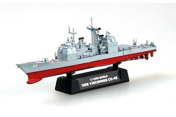 USS CG-49 VIincenns Cruiser 1/1250 (Easy Model 37402) USS CG-49 VIincenns Cruiser 1/1250 (Easy Model 37402)