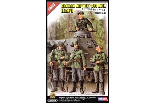 Набір німецької піхоти. Випуск 1 (ранні) (Hobby Boss 84413) 1/35 Набір німецької піхоти. Випуск 1 (ранні) (Hobby Boss 84413) 1/35