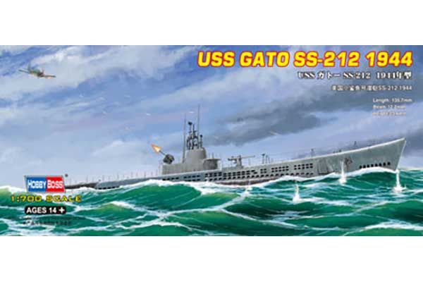 USS GATO SS-212 1944 (Hobby Boss 87013) 1/700