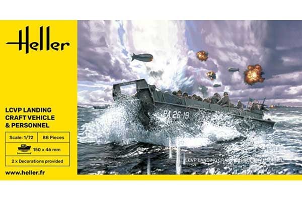 Десантний катер LCVP з екіпажем (Heller 79995) 1/72 Десантний катер LCVP з екіпажем (Heller 79995) 1/72