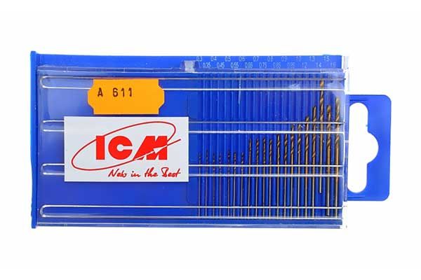 Міні - свердла 0,, 3-1, 6 мм (20 шт.) (ICM A611) Міні - свердла 0,, 3-1, 6 мм (20 шт.) (ICM A611)
