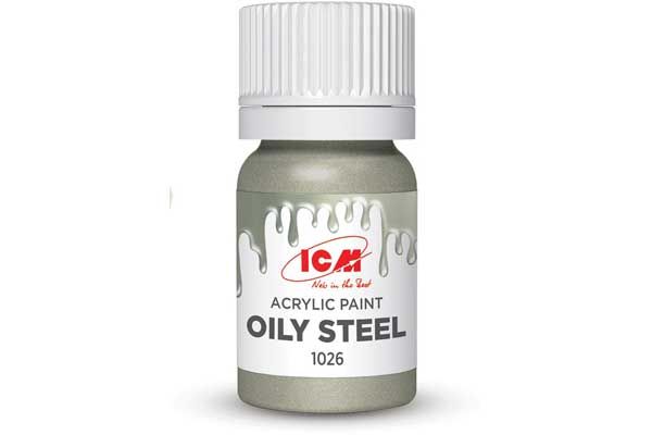 Акрилова фарба - Промаслена сталь (Oily Steel) ICM 1026 Акрилова фарба - Промаслена сталь (Oily Steel) ICM 1026