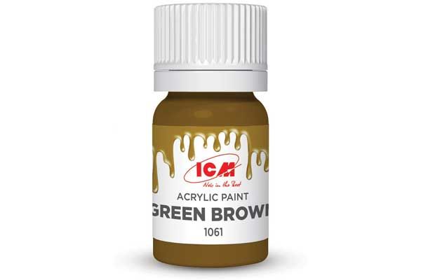 Акрилова фарба - Зелено-коричневий (Green brown) ICM 1061 Акрилова фарба - Зелено-коричневий (Green brown) ICM 1061