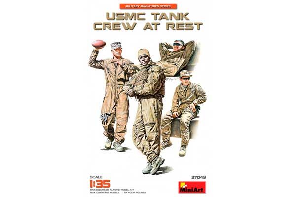 Танковий Екіпаж Морскої Піхоти США на Відпочинку (MiniArt 37049) 1/35 Танковий Екіпаж Морскої Піхоти США на Відпочинку (MiniArt 37049) 1/35