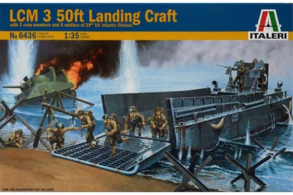 LCM 3 50' LANDING CRAFT (ITALERI 6436) 1/35 LCM 3 50' LANDING CRAFT (ITALERI 6436) 1/35