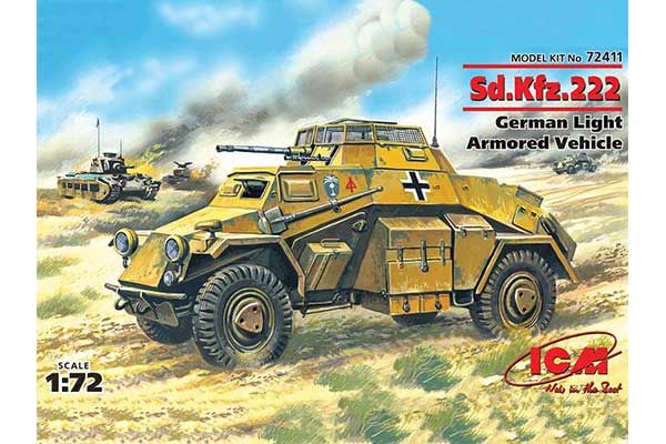 Sd.Kfz.222 (ICM 72411) 1/72 Sd.Kfz.222 (ICM 72411) 1/72