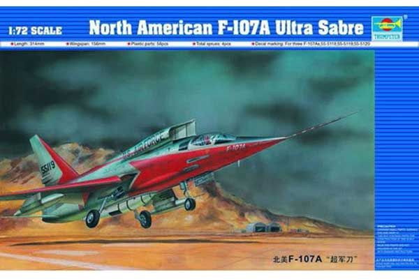 F-107A Ultra Sabre (Trumpeter 01605) 1/72 F-107A Ultra Sabre (Trumpeter 01605) 1/72