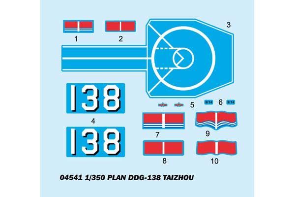 DDG 138 TAIZHOU (Trumpeter 04541) 1/350