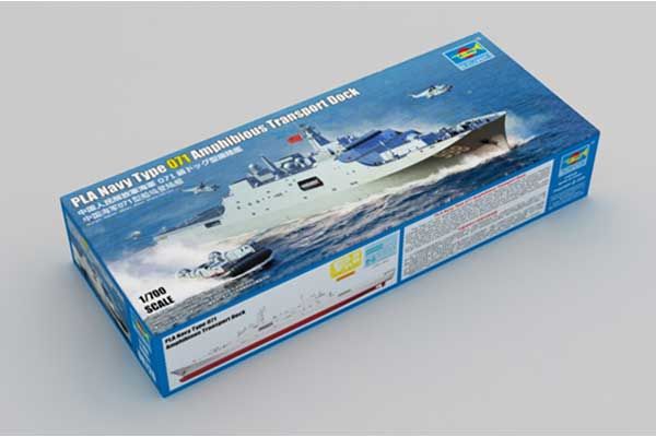 Десантный корабль Type 071 ВМС Китая (Trumpeter 06726) 1/700