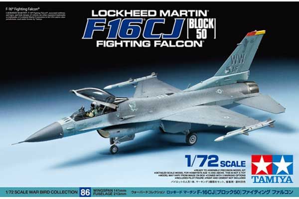 Lockheed Martin F-16CJ Block50 Fighting Falcon (Tamiya 60786) 1/72 Lockheed Martin F-16CJ Block50 Fighting Falcon (Tamiya 60786) 1/72