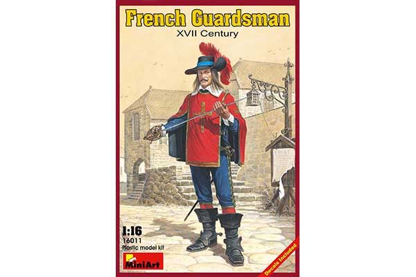 Французский гвардеец XVII в. (MiniArt 16011) 1/16 Французский гвардеец XVII в. (MiniArt 16011) 1/16