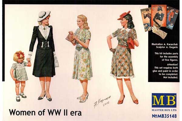 Женщины Второй мировой войны (Master Box 35148) 1/35
