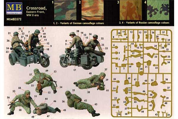 Перекрёсток (Master Box 3572) 1/35