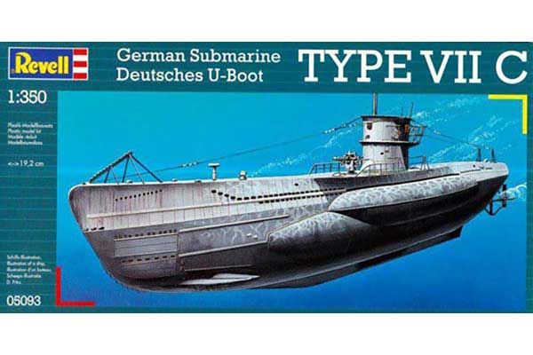 U-Boot Typ VIIC (Revell 05093) 1/350 U-Boot Typ VIIC (Revell 05093) 1/350