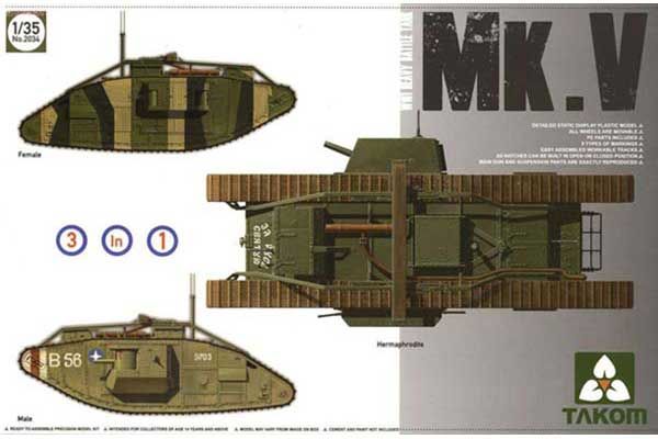 Mark Mk.V (Takom 2034) 1/35