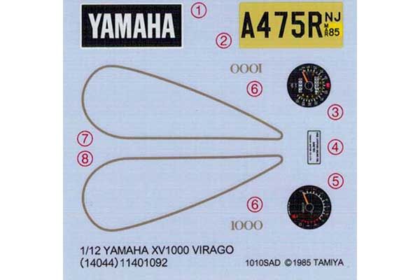 Yamaha Virago XV1000 (Tamiya 14044) 1/12