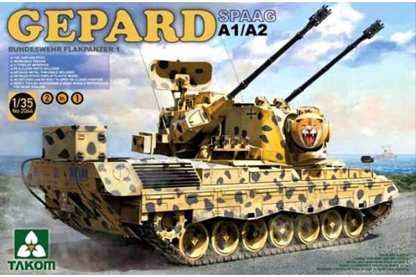 SPAAG Gepard A1/A2 Bundeswehr Flakpanzer(Takom 2044) 1/35 SPAAG Gepard A1/A2 Bundeswehr Flakpanzer(Takom 2044) 1/35