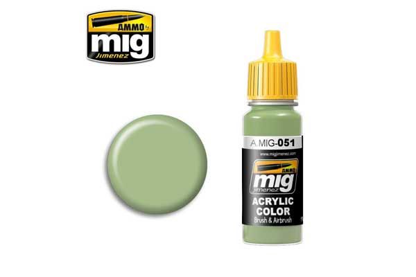 Акрилова фарба - Medium Light Green (A.MIG-0051)