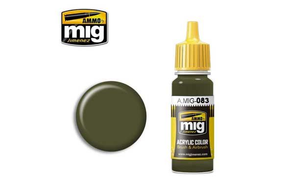Акрилова фарба - Захисний зелений (A.MIG-0083)