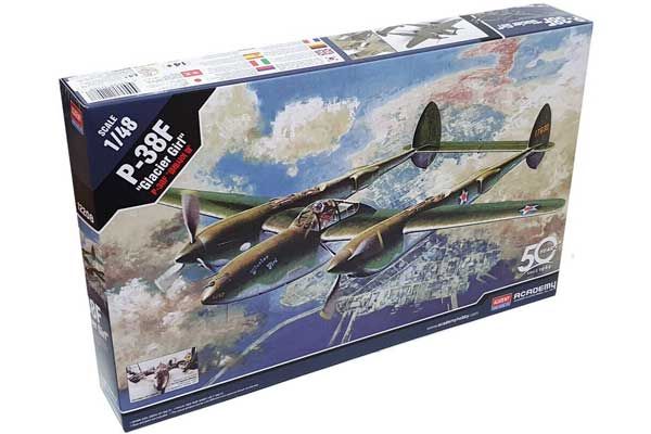 P-38F "Glacier Girl" (Academy 12208) 1/48