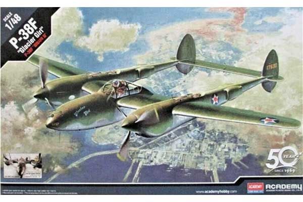 P-38F "Glacier Girl" (Academy 12208) 1/48