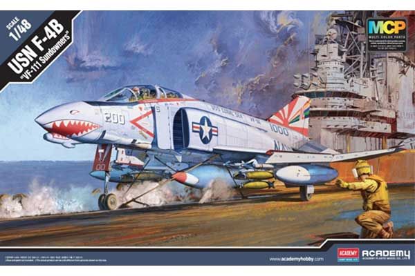 USN F-4B "VF-111 Sundowners" (Academy 12232) 1/48 USN F-4B "VF-111 Sundowners" (Academy 12232) 1/48