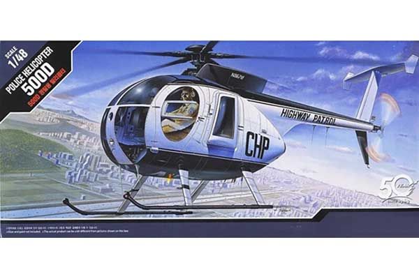 500D полицейский вертолет (Academy 12249) 1/48