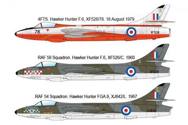 Hawker Hunter F.6/FGA.9 (Academy 12312) 1/48