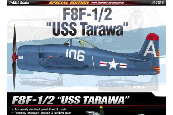F8F-1/2 "USS Tarawa" (Academy 12313) 1/48