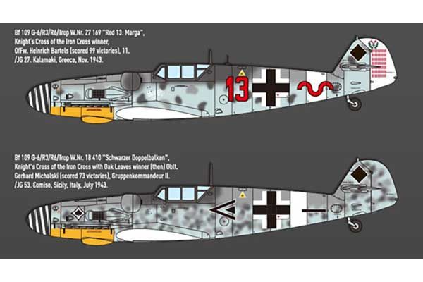 Messerschmitt Bf109G-6/G-2 "JG 27" (Academy 12321) 1/48