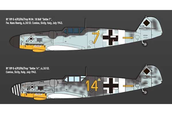 Messerschmitt Bf109G-6/G-2 "JG 27" (Academy 12321) 1/48