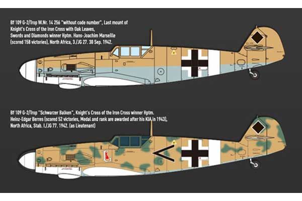 Messerschmitt Bf109G-6/G-2 "JG 27" (Academy 12321) 1/48