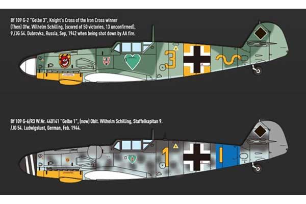 Messerschmitt Bf109G-6/G-2 "JG 27" (Academy 12321) 1/48