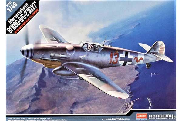 Messerschmitt Bf109G-6/G-2 "JG 27" (Academy 12321) 1/48