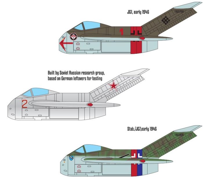 Focke-Wulf Ta-183 ​Huckebein (Academy 12327) 1/48