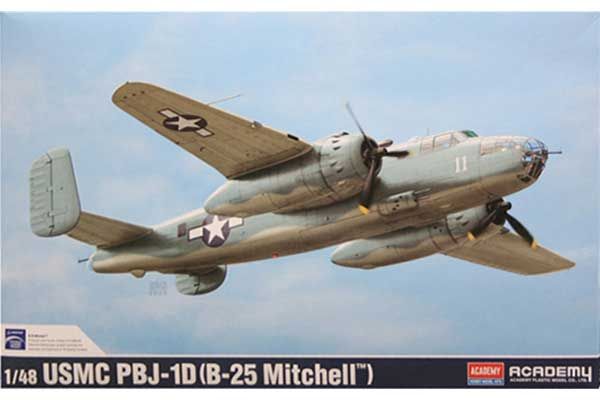 USMC PBJ-1D (B-25 Mitchell) (Academy 12334) 1/48 USMC PBJ-1D (B-25 Mitchell) (Academy 12334) 1/48