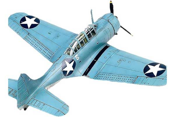 USN SBD-2 "Battle of Midway" (Academy 12335) 1/48