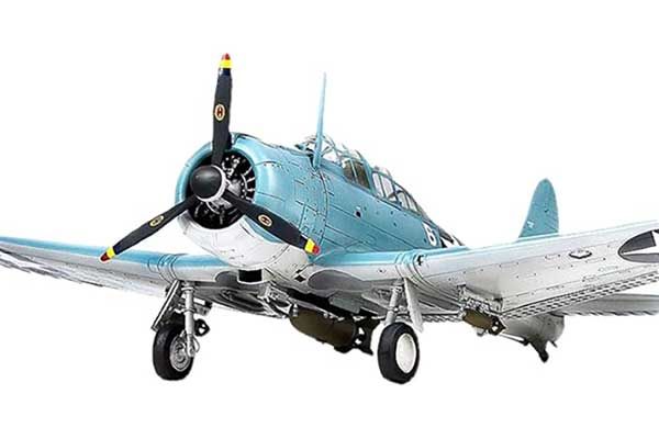 USN SBD-2 "Battle of Midway" (Academy 12335) 1/48