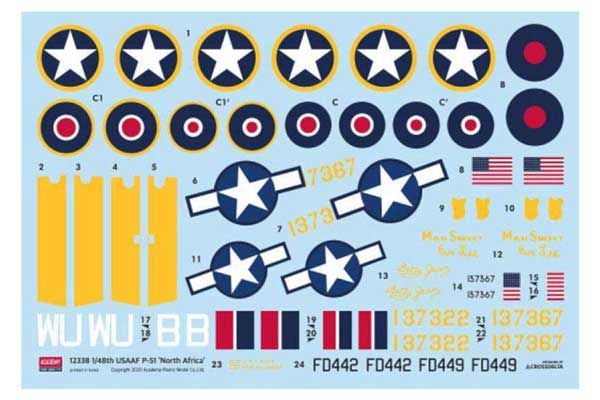 USAAF P-51 "North Africa" (Academy 12338) 1/48