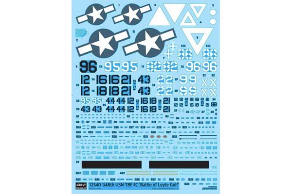 TBF-1C "Сражение в заливе Лейте" (Academy 12340) 1/48