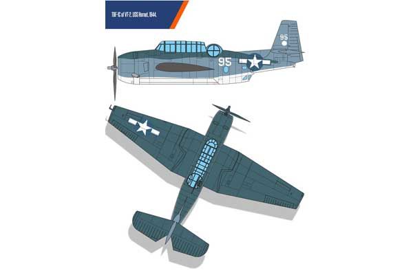 TBF-1C "Сражение в заливе Лейте" (Academy 12340) 1/48