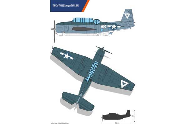 TBF-1C "Сражение в заливе Лейте" (Academy 12340) 1/48