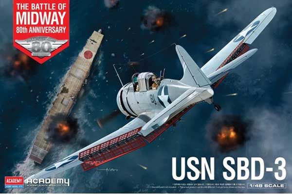 SBD-3 "Battle of Midway" (Academy 12345) 1/48