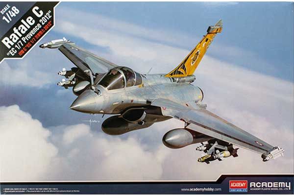 Rafale C  "EC 1/7 Provence 2012" (Academy 12346) 1/48 Rafale C  "EC 1/7 Provence 2012" (Academy 12346) 1/48