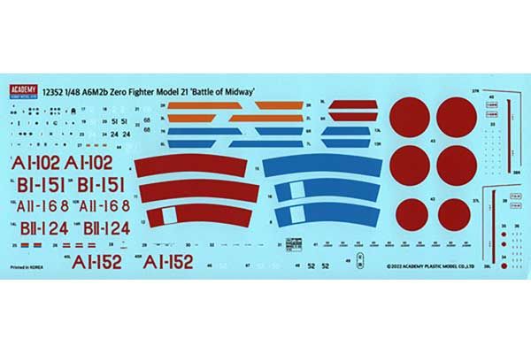 A6M2 Zero Fighter Model 21 (Academy 12352) 1/48