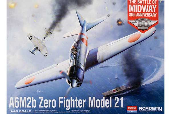 A6M2 Zero Fighter Model 21 (Academy 12352) 1/48