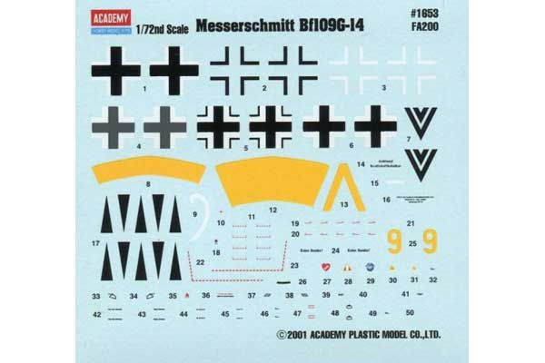 Messerschmitt Bf109G-14 (Academy 12454) 1/72