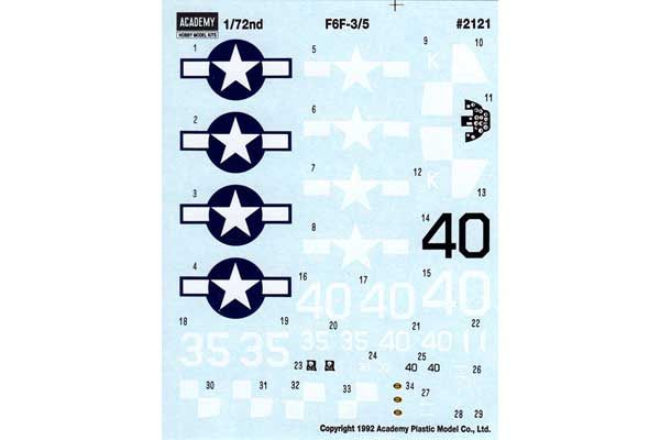 F6F-3/5 (Academy 12481) 1/72