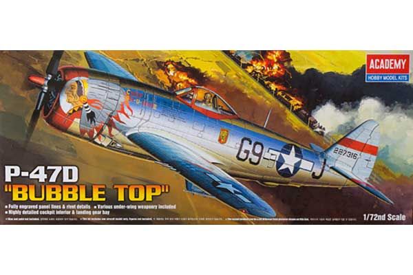 P-47D "Bubbletop" (Academy 12491) 1/72 P-47D "Bubbletop" (Academy 12491) 1/72