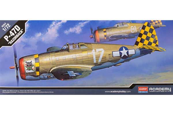 P-47D "Razorback" (Academy 12492) 1/72 P-47D "Razorback" (Academy 12492) 1/72